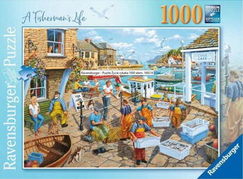 Puzzle 1000 Życie rybaka Ravensburger