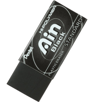 Gumka ołówkowa w czarnym kolorze AIN Black ZEAH06