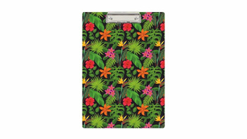 Deska A4 z klipem nadruk Flowers