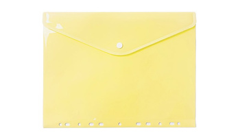 Teczka A4 kopertowa PP zawieszana żółta