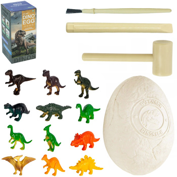WYKOPALISKA PALEONTOLOG JAJO DINOZAURA EDUKACYJNY ZESTAW MAŁY ARCHEOLOG