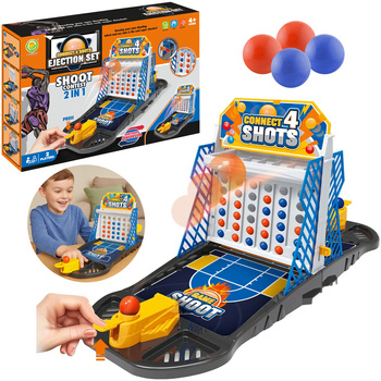 Gra Koszykówka Układanka 4 W Linii Gra Rodzinna Dla Dzieci Prezent