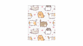 Okładka na dokumenty ucznia pion z nadrukiem kittens