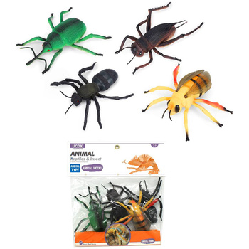 Zestaw Owady Insekty Plastikowe Figurki Dla Dzieci Prezent