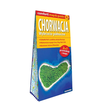 Chorwacja map&guide XL część północna PL laminat 2023