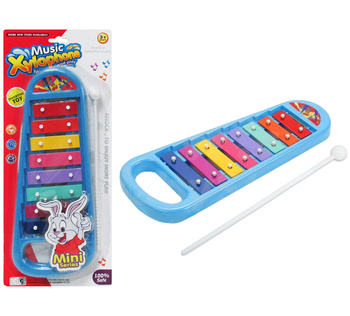 CYMBAŁKI METALOWE DLA DZIECI KOLOROWE INSTRUMENT MUZYCZNY EDUKACYJNY MUZYKA