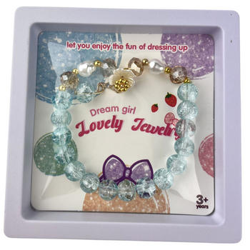 Bransoletka elegancka dla dziewczynek modna biżuteria na okazję prezent