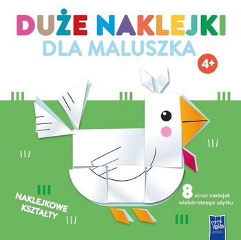 Duże naklejki dla maluszka. Kurka 4+