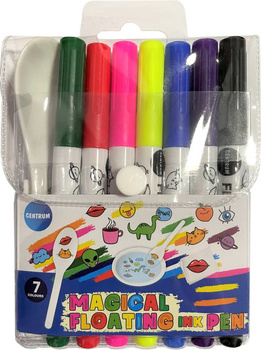 Flamastry do rysowania po wodzie 7 kolorów