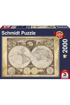 Puzzle 2000 PQ Historyczna mapa świata 105006