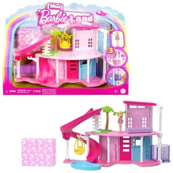 Barbie Mini BarbieLand Domek i minilalka Mattel