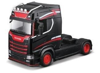 Str. Fire Haulers Custom Scania 770S Black BBURAGO BBurago
