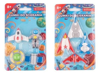 Gumki do ścierania Samoloty 1szt.mix