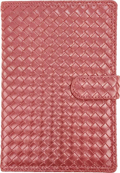 Kalendarz 2026 A5 dzienny z zapięciem jumper amarantowy