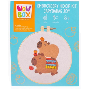 Wow Box Zestaw do haftowania Radosne Kapibary TM Toys