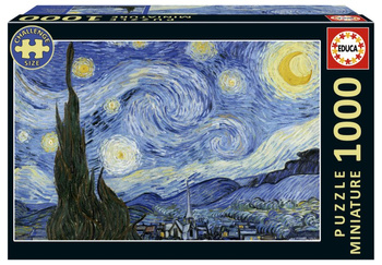 Puzzle 1000 Gwiaździsta noc Vincent van Gogh miniatura 113442