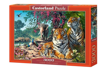 Puzzle 3000 Tiger Sanctuary Castorland