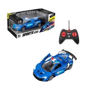 Auto sportowe policyjne zdalnie sterowane zabawka dla dzieci 3+