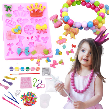 Zestaw Koralików Do Bransoletek Biżuteria Dla Dzieci Prezent