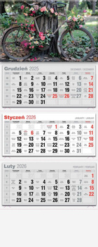 Kalendarz 2026 trójdzielny lux KTL 1szt.mix