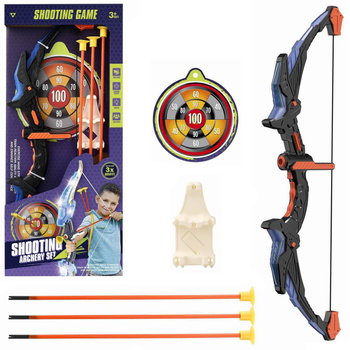 Łuk świecący LED ze strzałami dla dzieci zabawka interaktywna sportowa