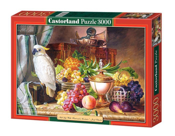 Puzzle 3000 Papuga i owoce CASTOR Castorland