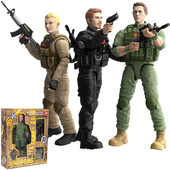 FIGURKA ŻOŁNIERZA Z BRONIĄ