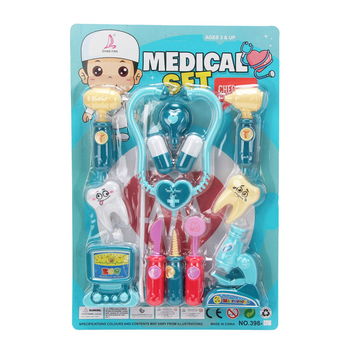 Zestaw lekarski dentysta dla dzieci zabawa edukacyjna akcesoria drewniane