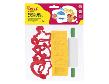 Foremki do masy plastycznych 12 sztuk z wałkiem