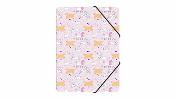 Teczka z gumką A4 pp z nadrukiem puppies