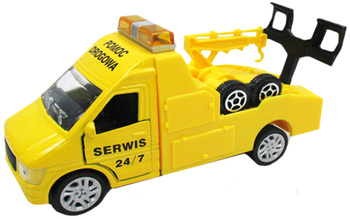 LAWETA AUTO POMOC DROGOWA POLSKIE NAPISY SAMOCHÓD POJAZD HOLOWNICZY