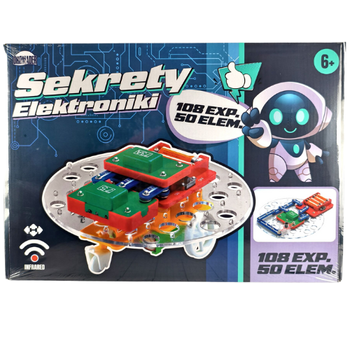 Sekrety Elektroniki zestaw edukacyjny 108 eksperymentów 50 elementów