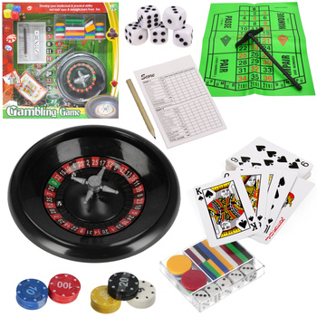 ZESTAW GIER RULETKA KOŚCI POKER
