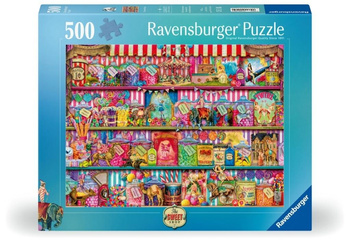 Puzzle 2D: Sklep z łakociami 500el Ravensburger