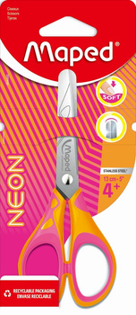 Nożyczki szkolne Neon Soft 13cm 1szt.mix