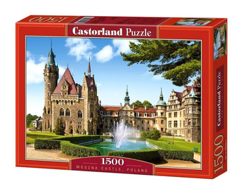 Puzzle 1500 Zamek Moszna - Polska CASTOR Castorland