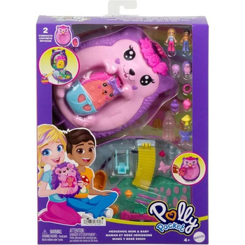 Polly Pocket Rodzina Jeżyków Kompaktowa Torebka Mattel