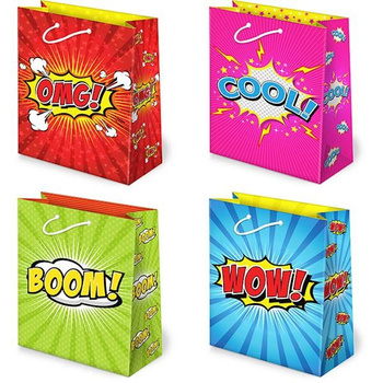 Torebki prezentowe XL-64 Dymki komiksowe 10 sztuk