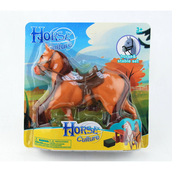 Figurka koń zabawkowy na blister edukacyjna idealna dla dzieci