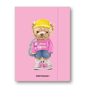 Teczka A4 z gumką Teddies Miś Urszula