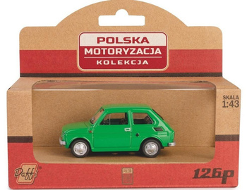 Kolekcja PRL Fiat 126p zielony Daffi