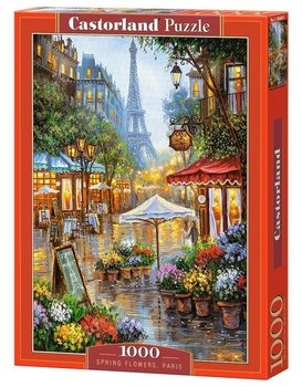 Puzzle 1000 Wiosenne Kwiaty, Pary CASTOR Castorland
