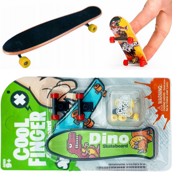 DESKOROLKA NA PALEC FINGERBOARD ZESTAW TRICKI AKCESORIA DLA DZIECI 9+