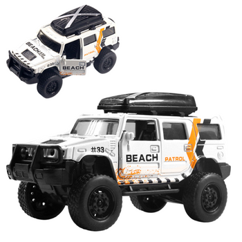 JEEP METALOWY ŚWIATŁO DŹWIEK ZABAWKA PREZENT DLA DZIECKA NA URODZINY