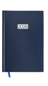 Kalendarz 2026 A5 Ekonomiczny dzienny V2 granatowy K-A5D E