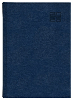 Kalendarz 2026 Aluminium Standard A4 tygodniowy granat