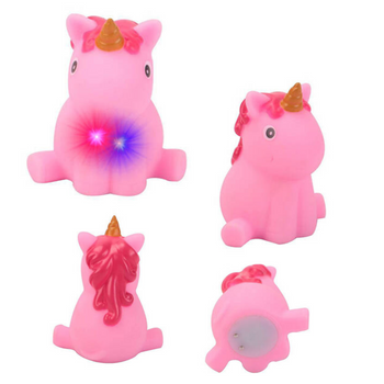Jednorożec świecący zabawka do kąpieli LED dla dzieci wodoodporny