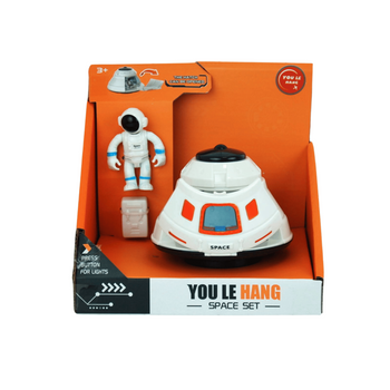 Pojazd kosmiczny zabawka edukacyjna interaktywna dla dzieci w pudełku