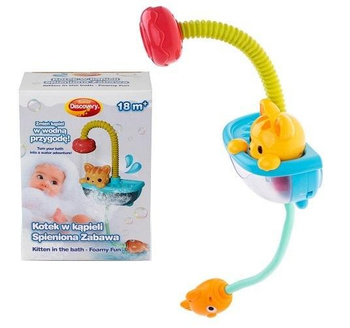 Kotek w kąpieli - spieniona zabawa Dumel