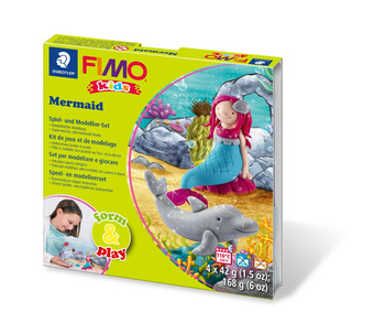 Zestaw FIMO Kids Form&Play Syrenka 4 x 42g + akcesoria Staedtler